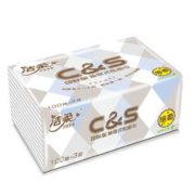 C&S 洁柔 抽纸 布艺方格款