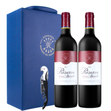拉菲（LAFITE）珍藏梅多克波尔多干红葡萄酒 750ml*2 法国红酒礼盒两瓶