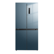 美的（Midea）果润精储472升一级双变频十字双开四开门家用电冰箱京东小家智能家电BCD-472WSPZM(E)超薄大容量