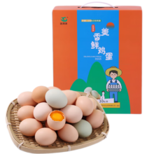 PLUS会员：逸清源 美香鲜鸡蛋 30枚1.2kg