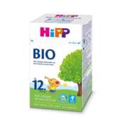 喜宝（HiPP）德国经典有机幼儿儿童学龄前成长奶粉12+段（1-6岁） BIO1+段（12个月以上） 600g/盒