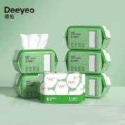 德佑绵柔巾婴儿洗脸巾80抽x12包