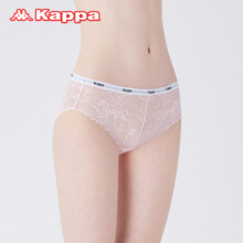 24春夏新品，Kappa 女士性感串标ins风蕾丝内裤 2条 3色