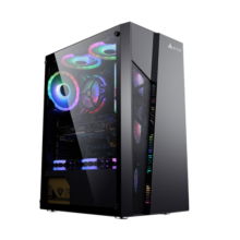 AMD 金怡  锐龙5 5600G 高配集显 家用游戏办公台式电脑主机 组装电脑 DIY组装机 配置一：R5 5600G+8G+256G