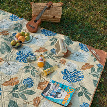 牧高笛 户外野餐垫公园露营防潮垫便携式可折叠机洗草地毯地垫地席
