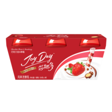 伊利JoyDay芯趣多低温酸奶 巧克力豆草莓风味发酵乳 220g*3