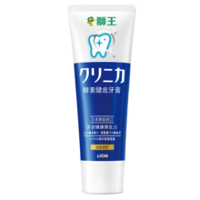 狮王（Lion）齿力佳酵素健齿牙膏清新薄荷130g经典大蓝管 防蛀亮白