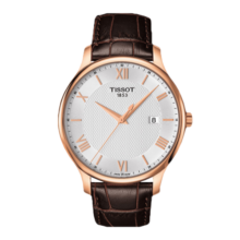天梭（TISSOT）瑞士手表 俊雅系列腕表 皮带石英男表 T063.610.36.038.00