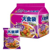 京东百亿补贴:康师傅 泡面方便面 大食袋 一倍半老坛酸菜144g*5袋