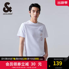 杰克琼斯 杰克·琼斯（JACK&JONES）男装短袖男潮流常规简约