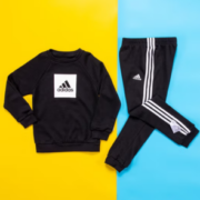 adidas 阿迪达斯 小童运动休闲长袖套装