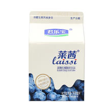 LAISSI 莱茜 蓝莓佐餐酸奶 300ml*8盒 整箱 益生菌