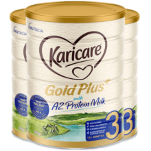 可瑞康（karicare）新西兰进口金装A2蛋白婴幼儿牛奶粉900g 3段3罐（1-2岁）到期25年7月