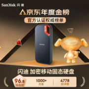 闪迪（SanDisk）2TB Nvme 移动固态硬盘（PSSD）E61至尊极速卓越版SSD 读速1050MB/s手机笔记本外接 三防保护