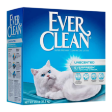 铂钻（EverClean）【美国原装进口】铂钻猫砂猫砂矿砂低尘锁水高效结团矿砂 【蓝白标】无香25磅11.3kg