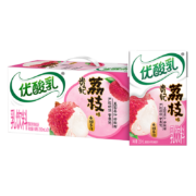PLUS会员、需礼金：伊利 优酸乳贵妃荔枝味250ml*24盒/箱