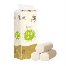 京东百亿补贴：清风卷纸 本色纸原色无芯卷纸10卷/提