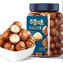 京东百亿补贴、PLUS会员：Be&Cheery 百草味 夏威夷果 奶油味 500g/罐