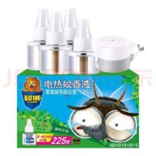 京东PLUS：超威  电蚊香液驱蚊液驱蚊器灭蚊灭蚊液防蚊液补充液无香型4瓶1器225晚