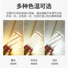 铜之光 led灯泡节能灯 5只装 12W白光
