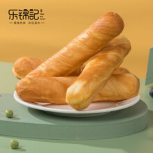 乐锦记 手撕面包棒零食原味奶香口袋小面包 380g/袋（独立装10个）