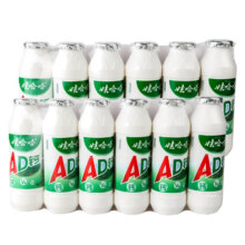 PLUS会员: 娃哈哈 AD钙奶 儿童风味饮料 100gX12瓶