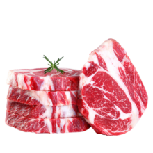 淳鲜四季XPLUS会员联名款 安格斯M3原切牛排上脑套餐1kg 澳洲牛肉生鲜