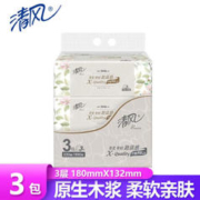 Breeze 清风 超质感抽纸  3层 110抽*3包