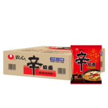 农心 香菇牛肉味辛拉面袋面方便面20g*20袋整箱装