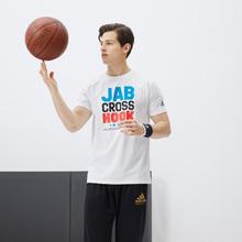 adidas 阿迪达斯 短袖T恤男式新款运动休闲半袖透气跑步训练圆领女上衣