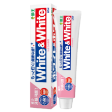 需首购、plus会员：狮王（Lion）White&White小苏打氨基酸国产护龈美白牙膏120g