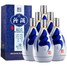 预售：汾酒 青花20 清香型白酒 53度375ml*6瓶 整箱装 年货送礼