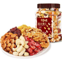 京东百亿补贴、PLUS会员：百草味 混合坚果 500g/罐