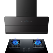 plus会员：Midea 美的 抽油烟机灶具套装 JA5+Q523L天然气