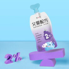 简爱 酸奶父爱配方儿童酸奶无添加剂五种果蔬泥宝宝幼儿酸奶100g袋 2%糖6袋
