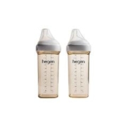 hegen PPSU婴儿宝宝宽口奶瓶 330ml*2