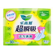 plus会员、需首购：乐而雅（laurier）乐而雅超瞬吸 纤巧日用 护翼型卫生巾 22.5cm 30片 ＊4件