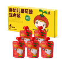 窝小芽 婴幼儿番茄酱60g*5包儿童调味料果酱三明治面包搭档早餐涂抹蘸料
