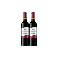 杰卡斯 经典西拉加本纳干红葡萄酒 750ml*2瓶