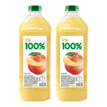 plus会员、掉落券:汇源100%桃混合果汁2000ml*1瓶*4件+凑单品