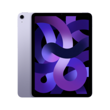 Apple/苹果【教育优惠】 iPad Air 10.9英寸平板电脑 2022款(64G WLAN版/MME23CH/A)紫色3999元 (券后省400,月销1w+)