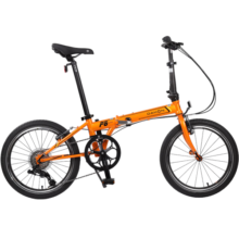 大行（DAHON）P8折叠自行车成人20英寸8速男女式通勤运动单车经典P8 KBC083 橙色【速联X7+苹果胎+马甲线】