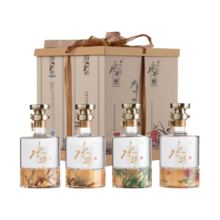 水井坊 梅/兰/竹/菊 浓香型白酒 52度 600ml*4礼盒 单份