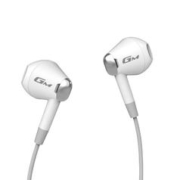 EDIFIER 漫步者 GM180 半入耳式动圈有线耳机 时尚白 3.5mm