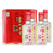 京东百亿补贴:泸州老窖 窖头曲铁盒量贩装52度500ml*4瓶浓香型白酒