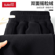 京东百亿补贴：Baleno 班尼路 摇粒绒重磅束脚裤加绒长裤