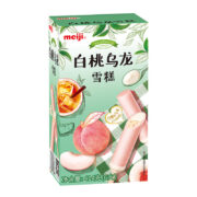 PLUS会员：meiji 明治 白桃乌龙雪糕 69g*6支 *5件