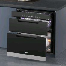 美的消毒柜家用 嵌入式 厨房餐具碗柜碗筷 紫外线二星消毒 105L