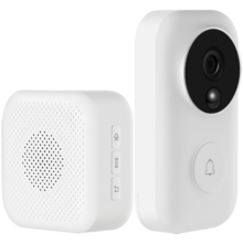 叮零接入米家APP智能视频门铃C5版套装 1080P高清可视监控 无线室外家用电子猫眼摄像头门铃*1+内机*1