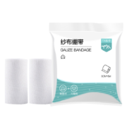 PLUS会员、需首购: TA 医用纱布绷带 8cm*6m 2卷/包
